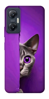 Чохол на Infinix Hot 20 5G Кіт-підглядач фото 1 Чохол на Infinix Hot 20 5G Кіт-підглядач фото 1 з 1