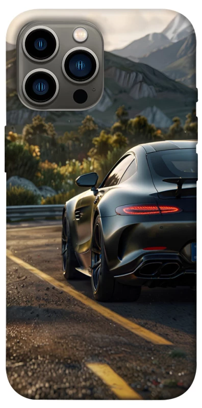 Чохол на Apple iPhone 13 Pro Max (6.7") Car in the mountains фото 1 з 1