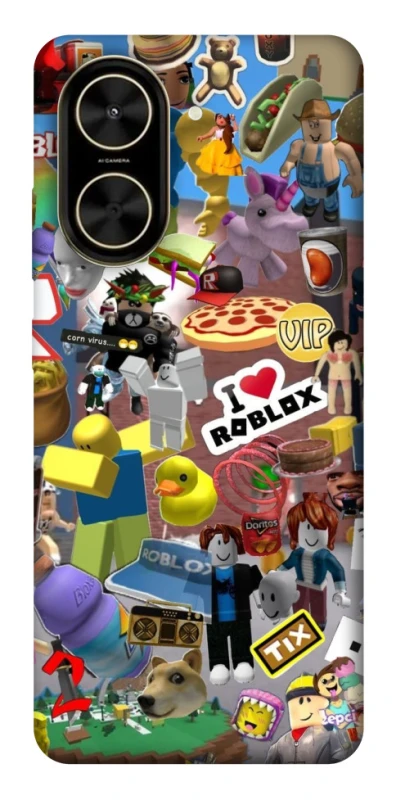 Чохол на Xiaomi Poco C71 Roblox collage ver.5 фото 1 з 1