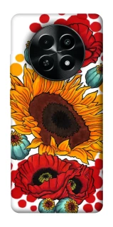 Чохол на Realme Narzo 70x Соняшники та маки фото 1 з 1