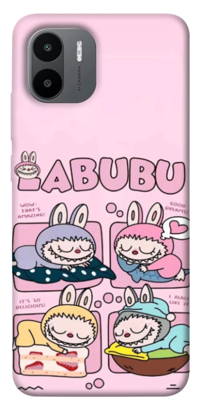 Чохол на Xiaomi Redmi A1+ / Poco C50 / A2+ Labubu Dreams Collage фото 1 з 1