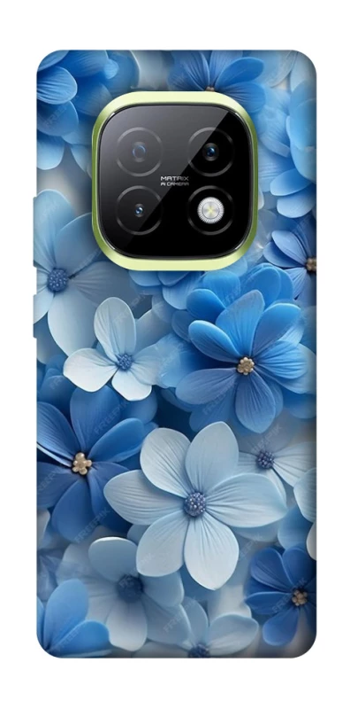 Чехол на Realme Narzo 70 Turbo Синие цветы фото 1 из 1