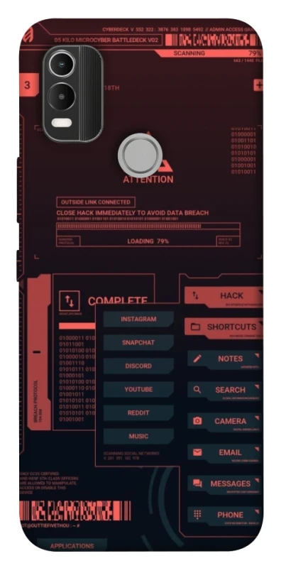 Чохол на Nokia C21 Plus Attention фото 1 з 1