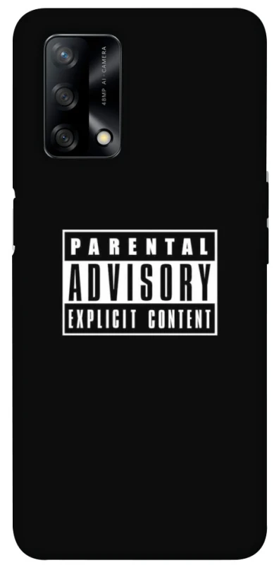 Чохол на Oppo A74 4G Parental Advisory Label фото 1 з 1