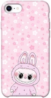 Чехол на Apple iPhone SE (2020) Pink Labubu фото 1 из 1