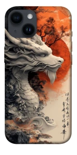 Чехол на Apple iPhone 14 (6.1") white dragon фото 1 из 1