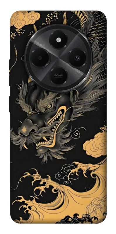 Чохол на Xiaomi Poco C75 gold dragon фото 1 з 1