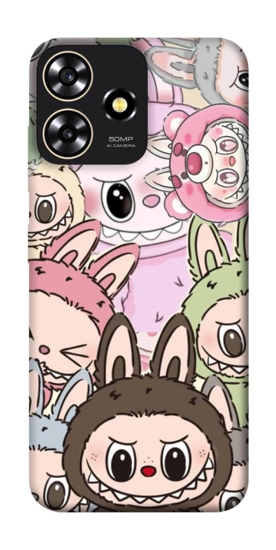 Чохол на ZTE Blade A73 4G All Labubu 3 фото 1 з 1