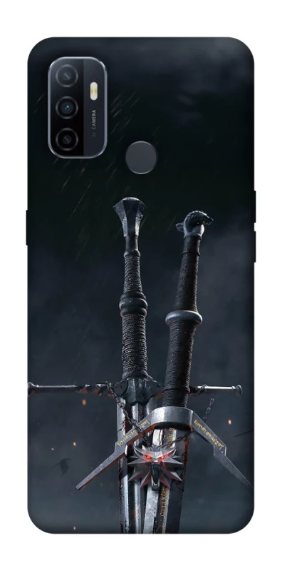 Чехол на Oppo A53 / A32 / A33 Мечи Ведьмака фото 1 из 1