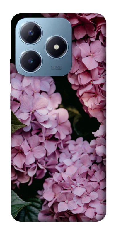Чохол на Realme C63 Рожеві гартензії фото 1 з 1