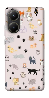 Чохол на Xiaomi Poco X7 Pro Cat style ver.1 фото 1 з 1