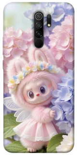 Чохол на Xiaomi Redmi 9 Labubu & Flowers ver.1 фото 1 з 1