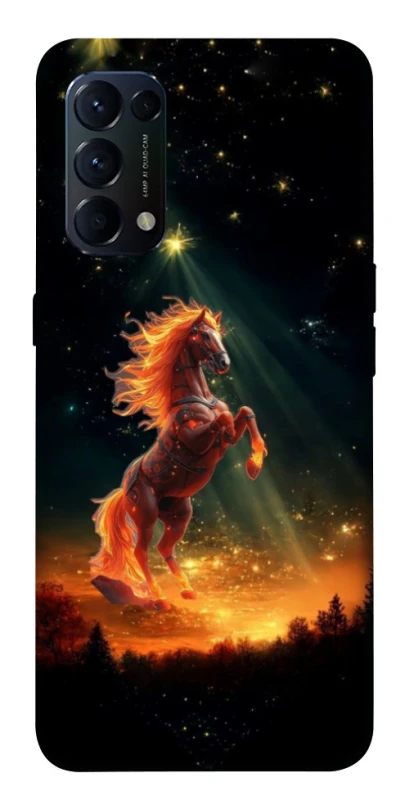 Чохол на Oppo Reno 5 4G Red Fire Horse ver.2 фото 1 з 1