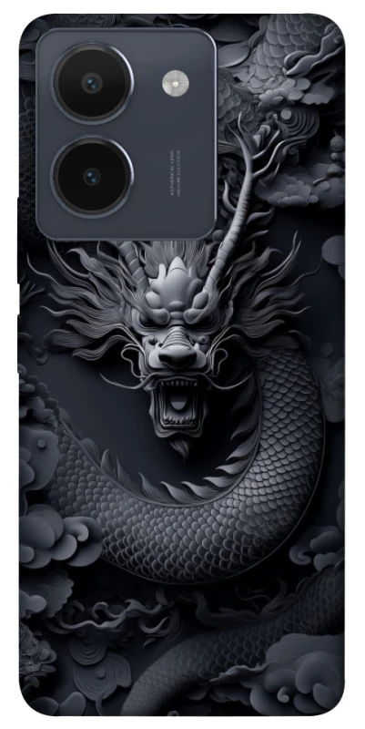 Чохол на Vivo Y36 black dragon фото 1 з 1