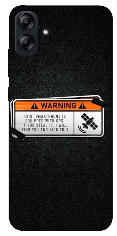 Чохол на Samsung Galaxy A04e Warning фото 1 з 1