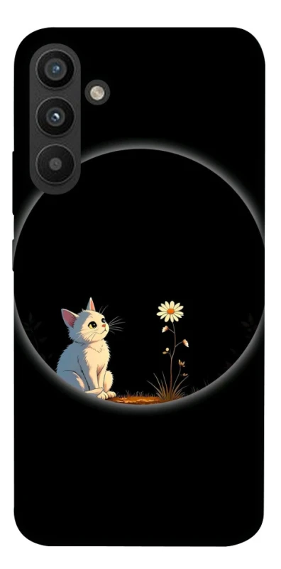 Чохол на Samsung Galaxy A34 5G Cat and flower фото 1 з 1