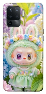 Чехол на Oppo Reno 5 Lite Labubu & Flowers ver.2 фото 1 из 1