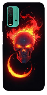 Чохол на Xiaomi Redmi Note 9 4G / Redmi 9 Power Blood Skull фото 1 з 1