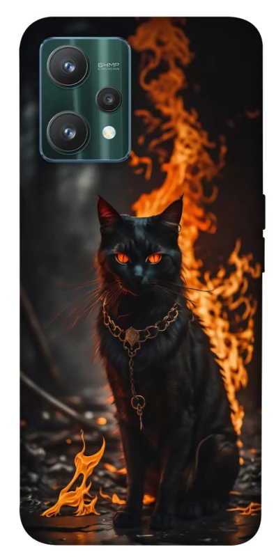 Чохол на Realme 9 Pro Вогняний кіт фото 1 з 1