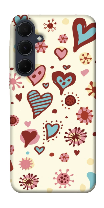 Чохол на Samsung Galaxy A55 Pretty hearts фото 1 з 1