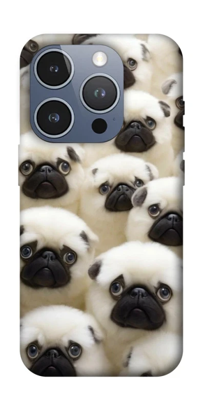 Чохол на Apple iPhone 16 Pro Doggy Pug Love фото 1 з 1