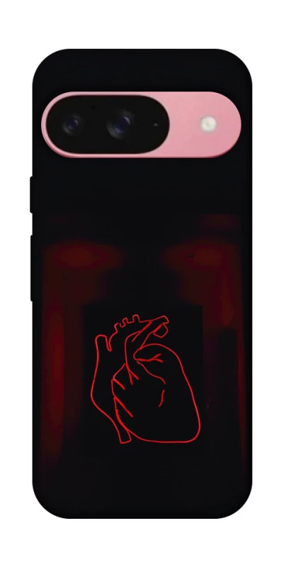Чехол на Google Pixel 9 Красное сердце фото 1 из 1
