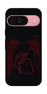 Чехол на Google Pixel 9 Красное сердце фото 1 из 1