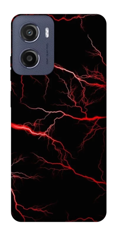 Чехол на Motorola Moto G05 Красная молния фото 1 из 1