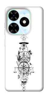 Чехол на TECNO Spark Go 2024 Tattoo ver.7 фото 1 из 1