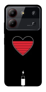 Чехол на ZTE Blade A54 4G Charge your heart фото 1 из 1