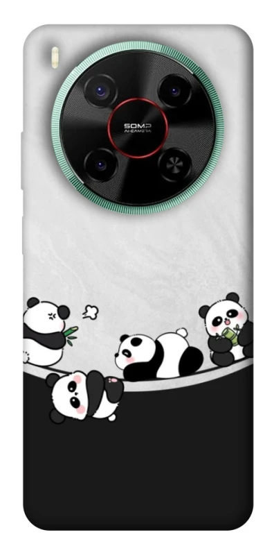 Чохол на ZTE Nubia V70 Max Four pandas фото 1 з 1