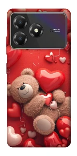 Чохол на ZTE Blade A36 bear in hearts фото 1 з 1