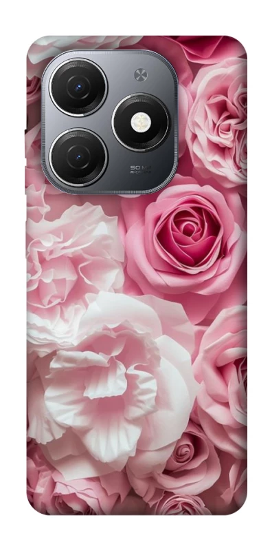 Чехол на TECNO Spark 20 Розовые цветы фото 1 из 1