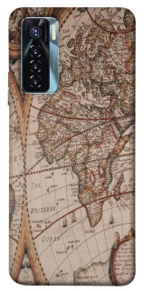 Чехол на TECNO Camon 17 Pro Карта путешествий фото 1 из 1