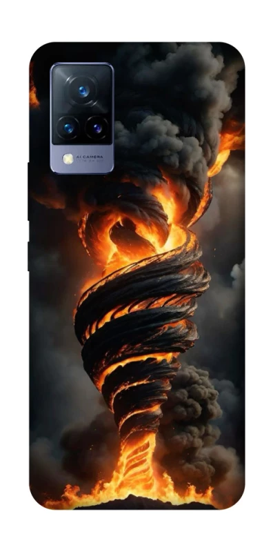 Чехол на Vivo V21 Огненный торнадо фото 1 из 1
