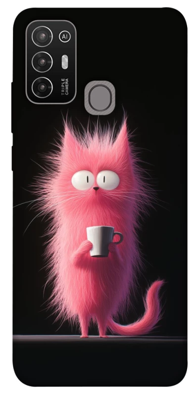 Чехол на ZTE Blade A52 Розовый котёнок фото 1 из 1