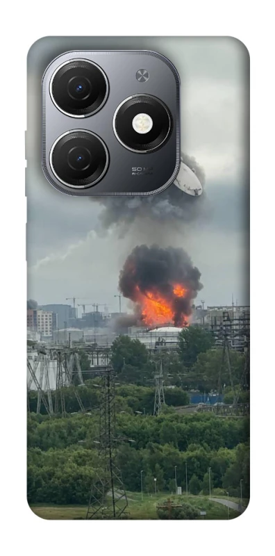 Чохол на TECNO Spark 20 Moscow never sleeps ver.4 фото 1 з 1
