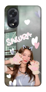 Чехол на Oppo A38 Sakura - LE SSERAFIM фото 1 из 1