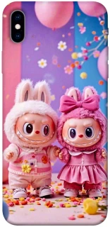 Чехол на Apple iPhone XS Max (6.5") Labubu twins ver.2 фото 1 из 1