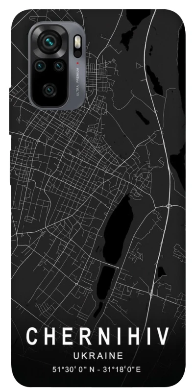 Чехол на Xiaomi Poco M5s Chernihiv map фото 1 из 1