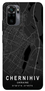 Чехол на Xiaomi Poco M5s Chernihiv map фото 1 из 1