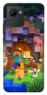 Чехол на Realme C30s Minecraft game фото 1 из 1