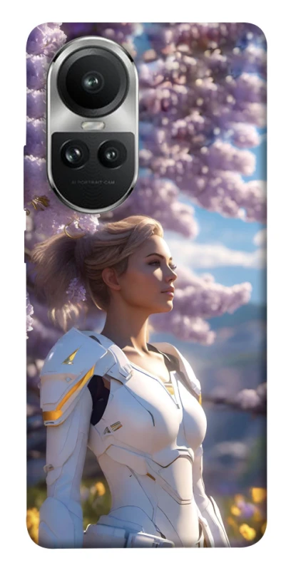 Чохол на Oppo Reno 10 Cyber space girl ver.1 фото 1 з 1