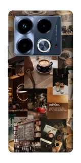 Чохол на Infinix Note 40 4G Coffee collage ver.2 фото 1 з 1