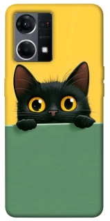 Чохол на Oppo Reno 7 4G Black cat v2 фото 1 з 1
