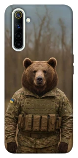 Чехол на Realme 6 Медведь защитник фото 1 из 1