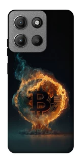 Чохол на Motorola Moto G15 Power Fire Bitcoin фото 1 з 1