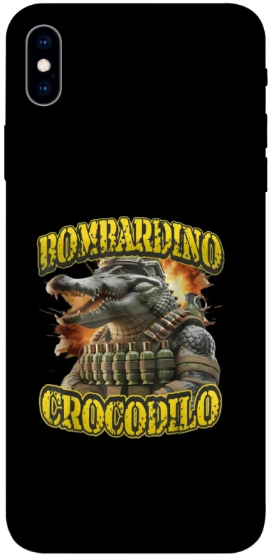 Чохол на Apple iPhone XS Max (6.5") Bombardino Crocodilo фото 1 з 1