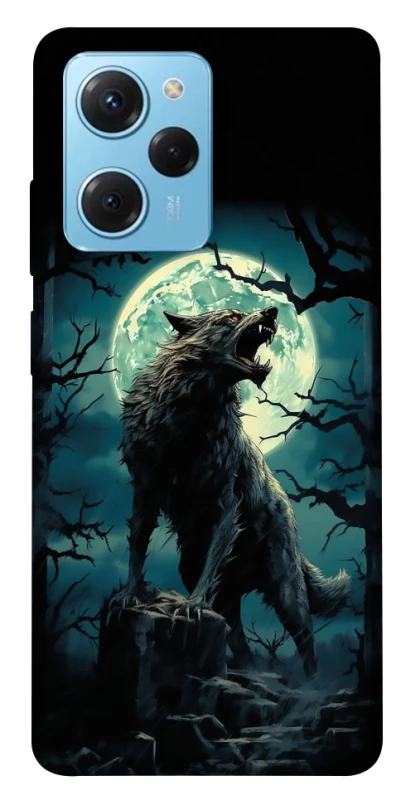 Чохол на Xiaomi Poco X5 Pro 5G Вовк під місяцем фото 1 з 1