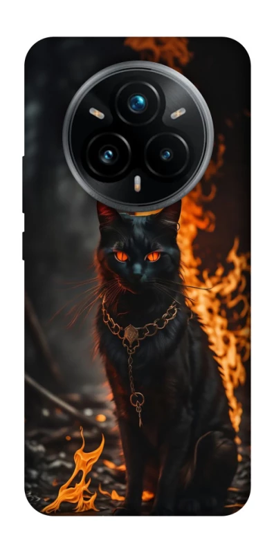 Чохол на Realme 14 Pro+ Вогняний кіт фото 1 з 1